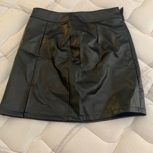 Leather skirt